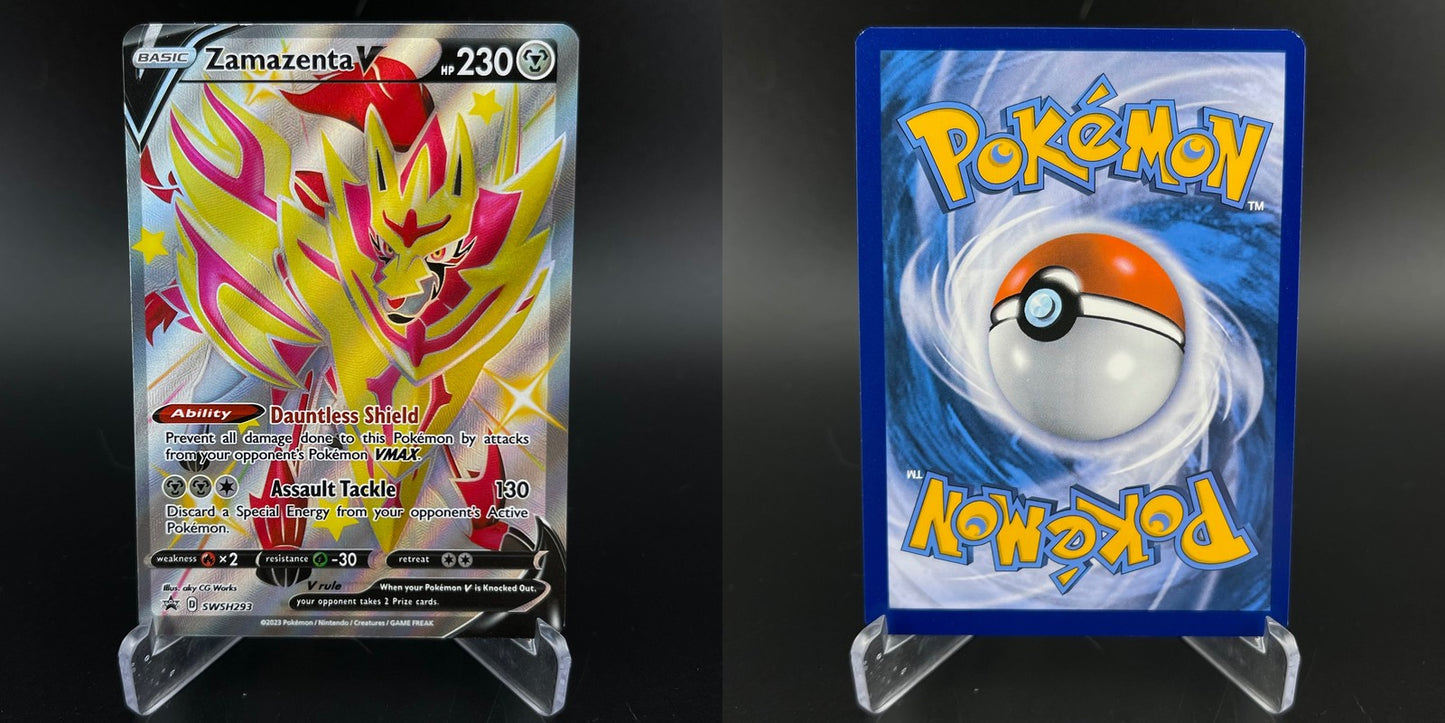 Zamazenta V SWSH293 Promo SWSH Black Star Pokemon NM