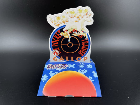 1997 Pokemon Pocket Monsters Bandai Pop Up Card Rapidash Gallop #78 Japanese