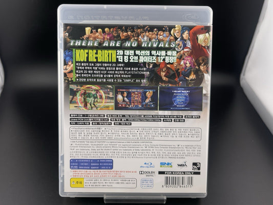 King Of Fighters XII 12 PS3 Playstation 3 Complete With Manual Korean Region 3