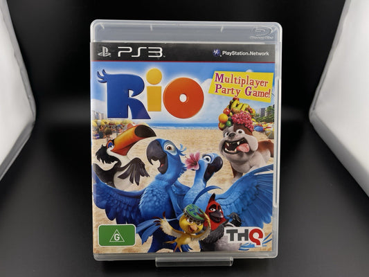 Rio Movie Multiplayer Party Game PS3 PlayStation 3 THQ Complete With Manual