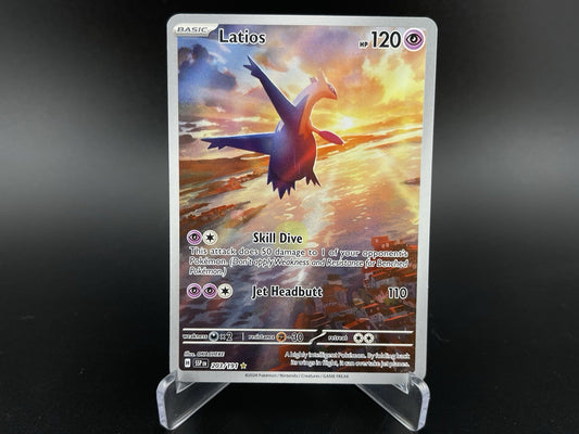 Latios 203/191 Illustration Rare IR S&V Surging Sparks Pokemon TCG Card NM