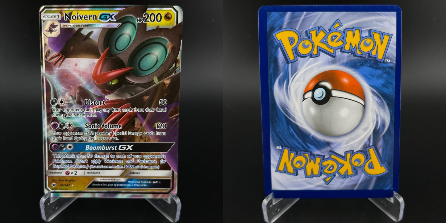 Noivern-GX 99/147 Holo Rare GX Burning Shadows Pokemon NM (OC?)