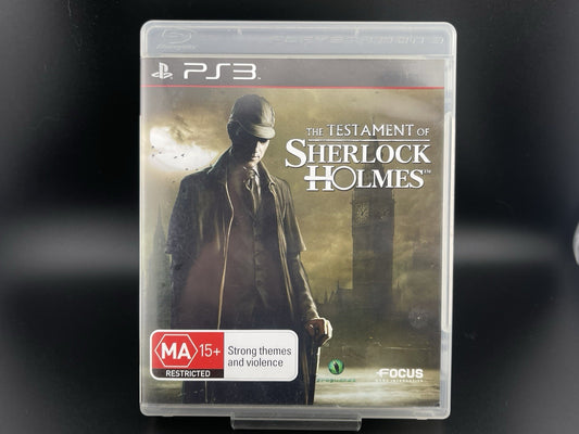 The Testament of Sherlock Holmes Playstation 3 PS3 AUS PAL Complete With Manual