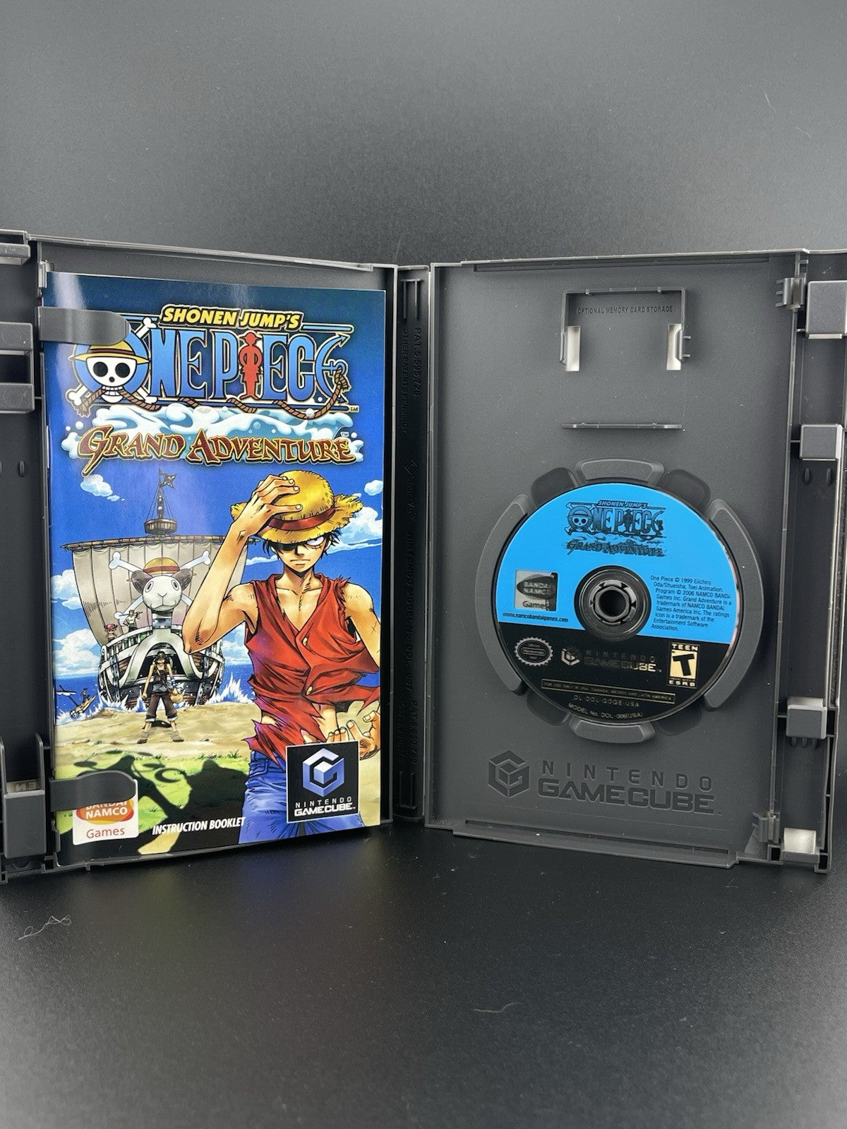 One Piece Grand Adventure Nintendo GameCube Complete Manual US NTSC