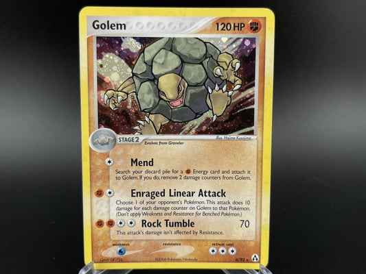 Golem 6/92 Holo Rare EX Legend Maker Pokemon TCG Card VLP