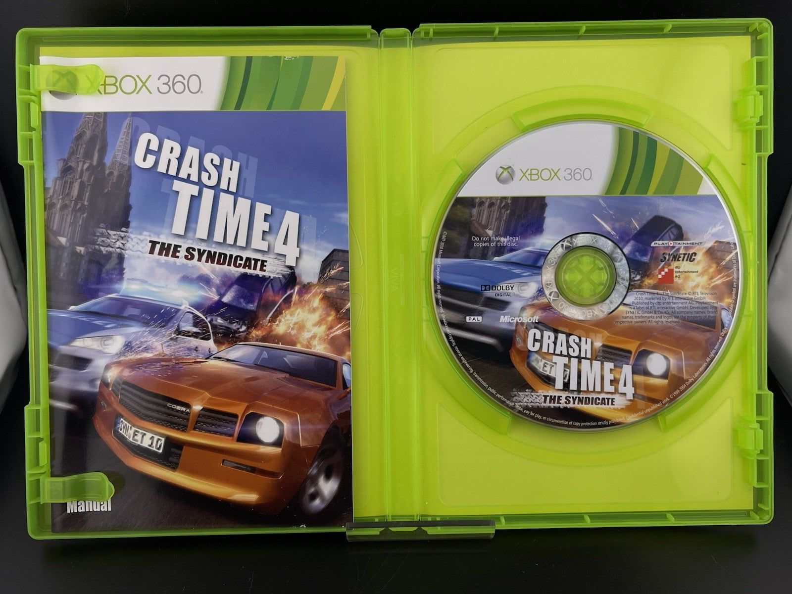 Crash Time 4 The Syndicate Microsoft Xbox 360 PAL Complete with Manual