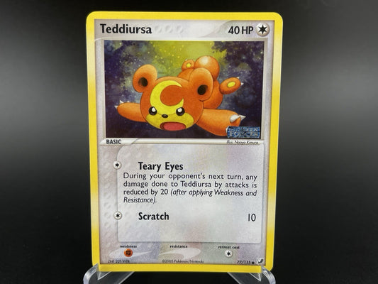 Teddiursa 77/115 EX Unseen Forces Reverse Holo Stamped Pokémon TCG Card VLP