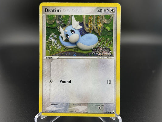 Dratini 52/109 EX Team Rocket Returns Reverse Holo Stamped Pokémon TCG PL