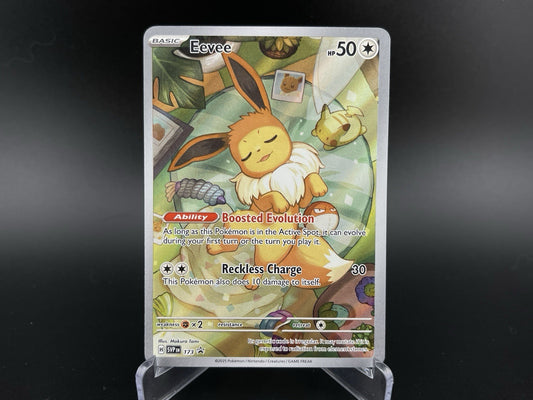 Eevee SVP 173 Black Star Promo Scarlet & Violet Pokemon TCG Card Unsealed NM