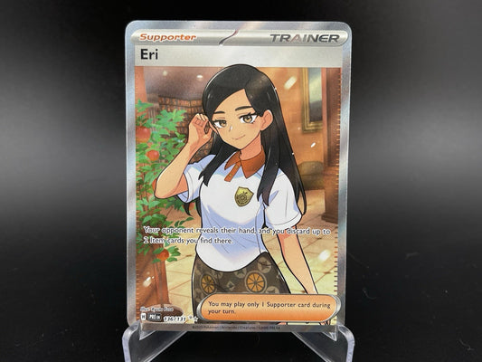Eri 136/131 Full Art Ultra Rare S&V Prismatic Evolutions Pokemon Card TCG NM
