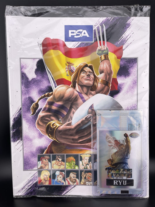 PSA Magazine June 2025 Street Fighter Veg Cover Vol. 14 & Ryu Parallel Holo Card