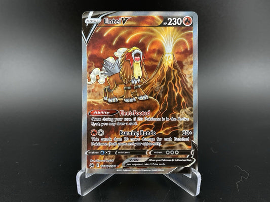 Entei V GG36/GG70 SWSH Crown Zenith Galarian Gallery Full Art Pokémon TCG NM