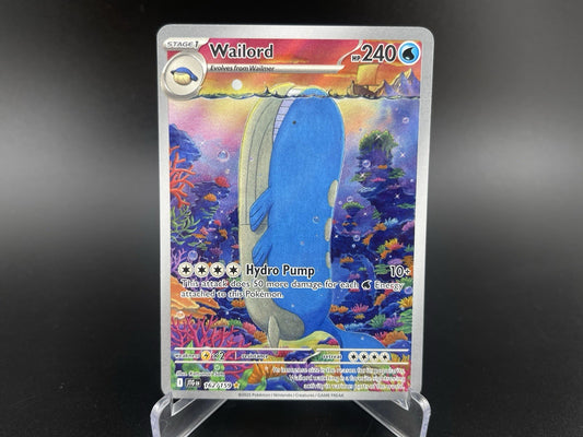 Wailord 162/159 Illustration Rare IR S&V Journey Together Pokemon TCG Card NM