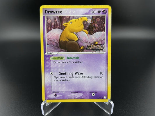 Drowzee 54/109 EX Team Rocket Returns Reverse Holo Stamped Pokémon TCG Card LP