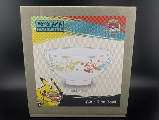 Pokémon World Championships Yokohama Japan 2023 Exclusive Pikachu Rice Bowl