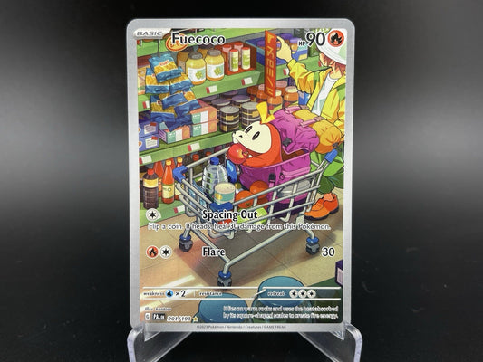 Fuecoco S & V Paldea Evolved 201/193 Illustration Rare IR Pokemon TCG NM
