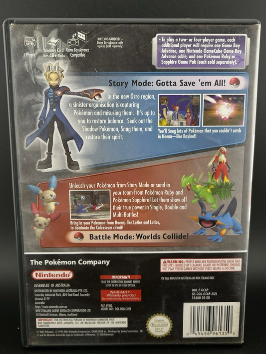 Pokemon Colosseum Nintendo GameCube  Complete Manual AUS PAL