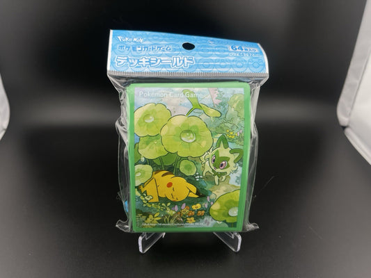 Pikachu & Sprigatito Pokemon Center Japan 2024 Sleeves 64 CT *READ*
