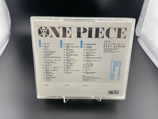 ONE PIECE 15th Anniversary BEST ALBUM 3 Disc CD Toei AVCA/62205~7 Japan