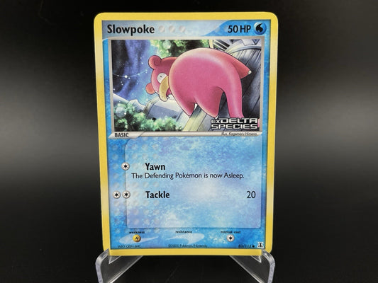 Slowpoke 83/113 Reverse Holo Stamped EX Delta Species Pokemon TCG Card LP