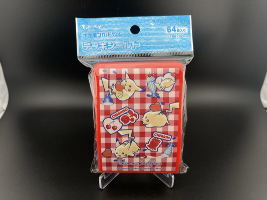 Pikachu Hearts Valentine 64 CT Sleeves Japanese Pokemon Center Exclusive Sealed