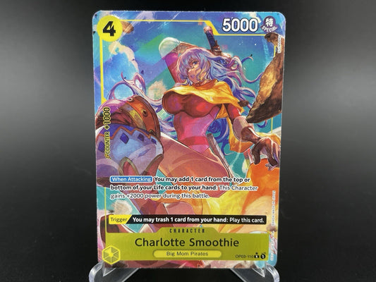 Charlotte Smoothie OP03-110 PRB-01 The Best Alt Art One Piece Card Game TCG NM