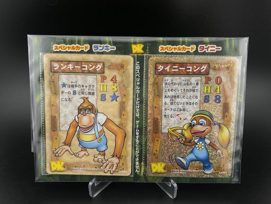 Donkey Kong DK Card Game CP001 Tiny King CP002 Lanky Kong 1999 Set Japanese
