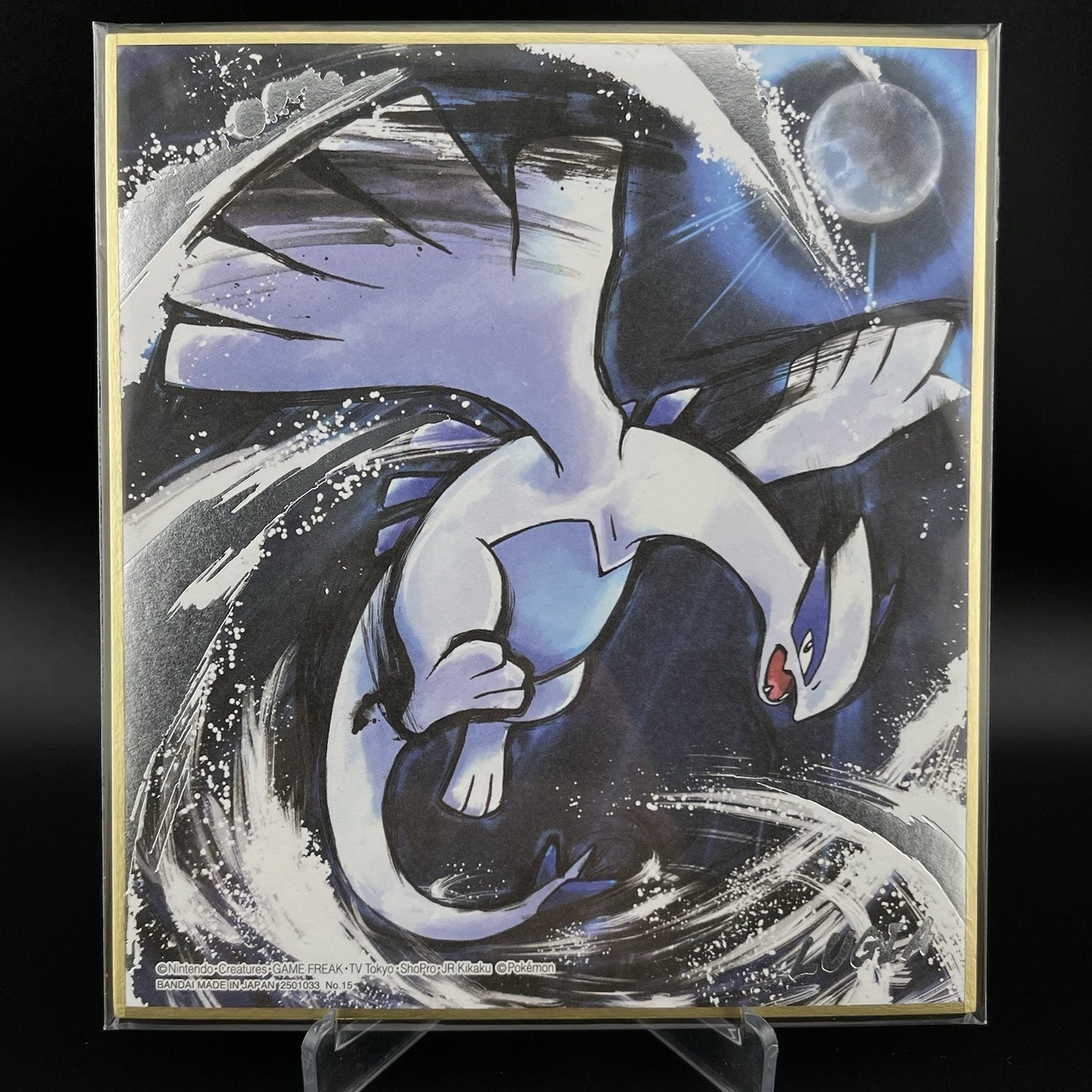 Lugia SILVER FOIL Series 2 Shikishi Art Board Pokémon Bandai