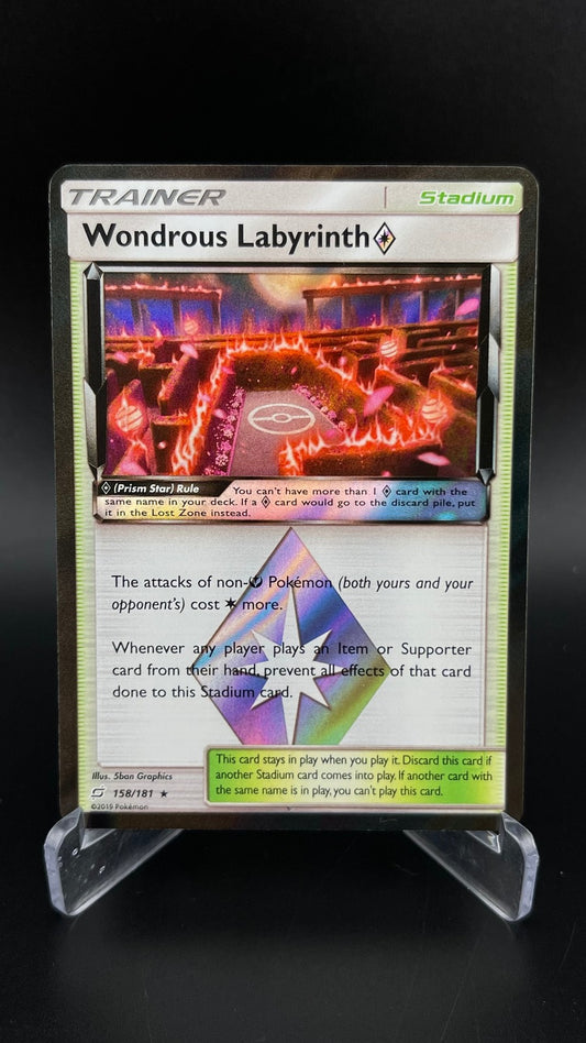 Wondrous Labyrinth ◇ 158/181 Rare Prism Star Team Up Pokemon NM