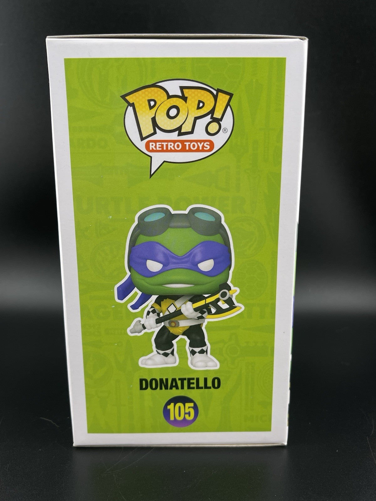 Funko Pop Vinyl Donatello 105  Teenage Mutant Ninja Turtle TMNT X Power Rangers