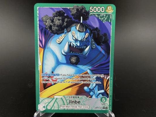 Jinbe OP11-021 Leader Alt Art A Fist Of Divine Speed English One Piece TCG NM