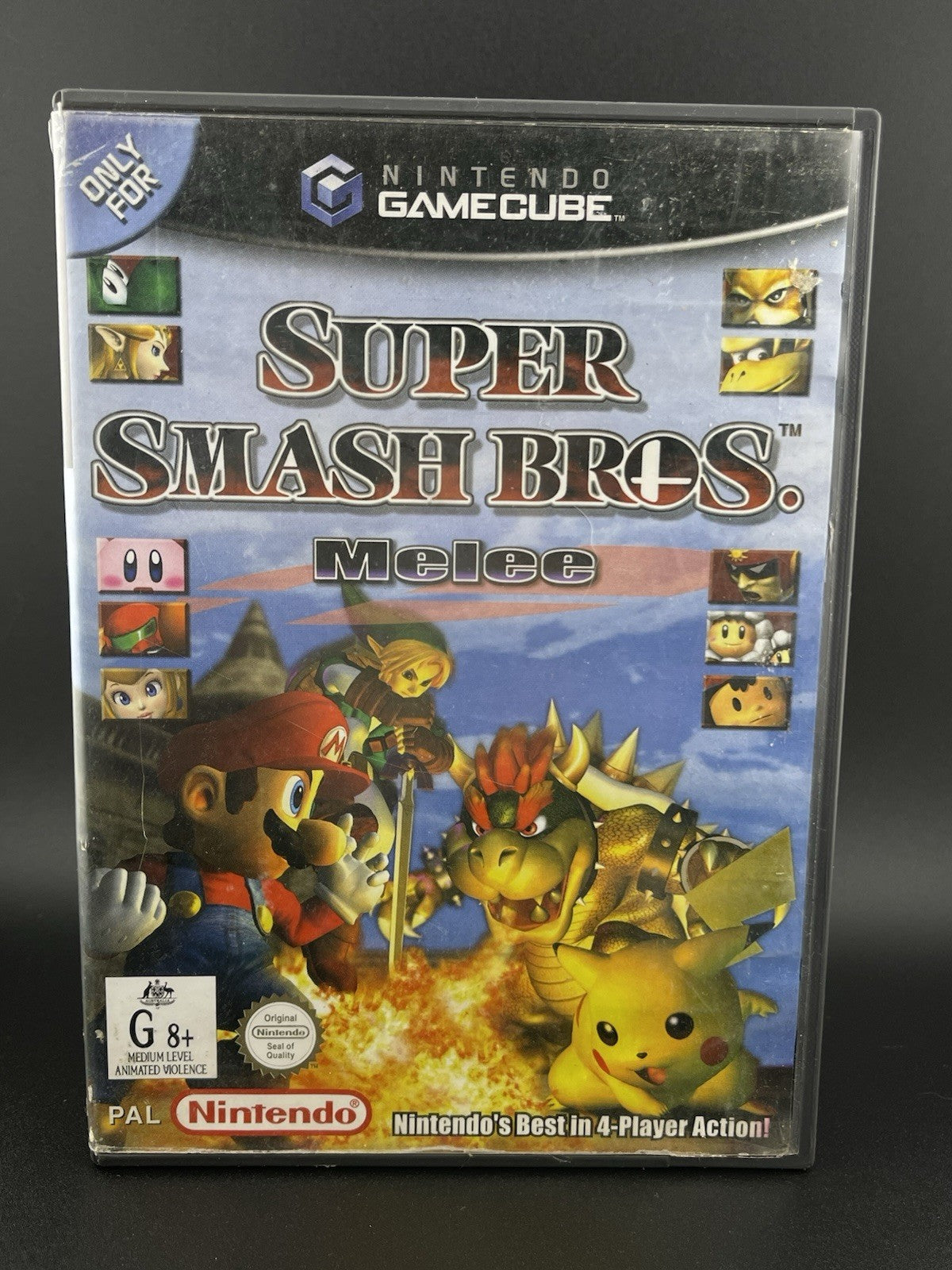 Super Smash Bros. Melee Nintendo GameCube 2001 Complete Manual AUS PAL