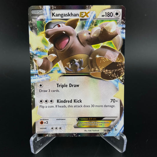 Kangaskhan EX 78/106 Holo Rare EX Flashfire Pokemon VLP