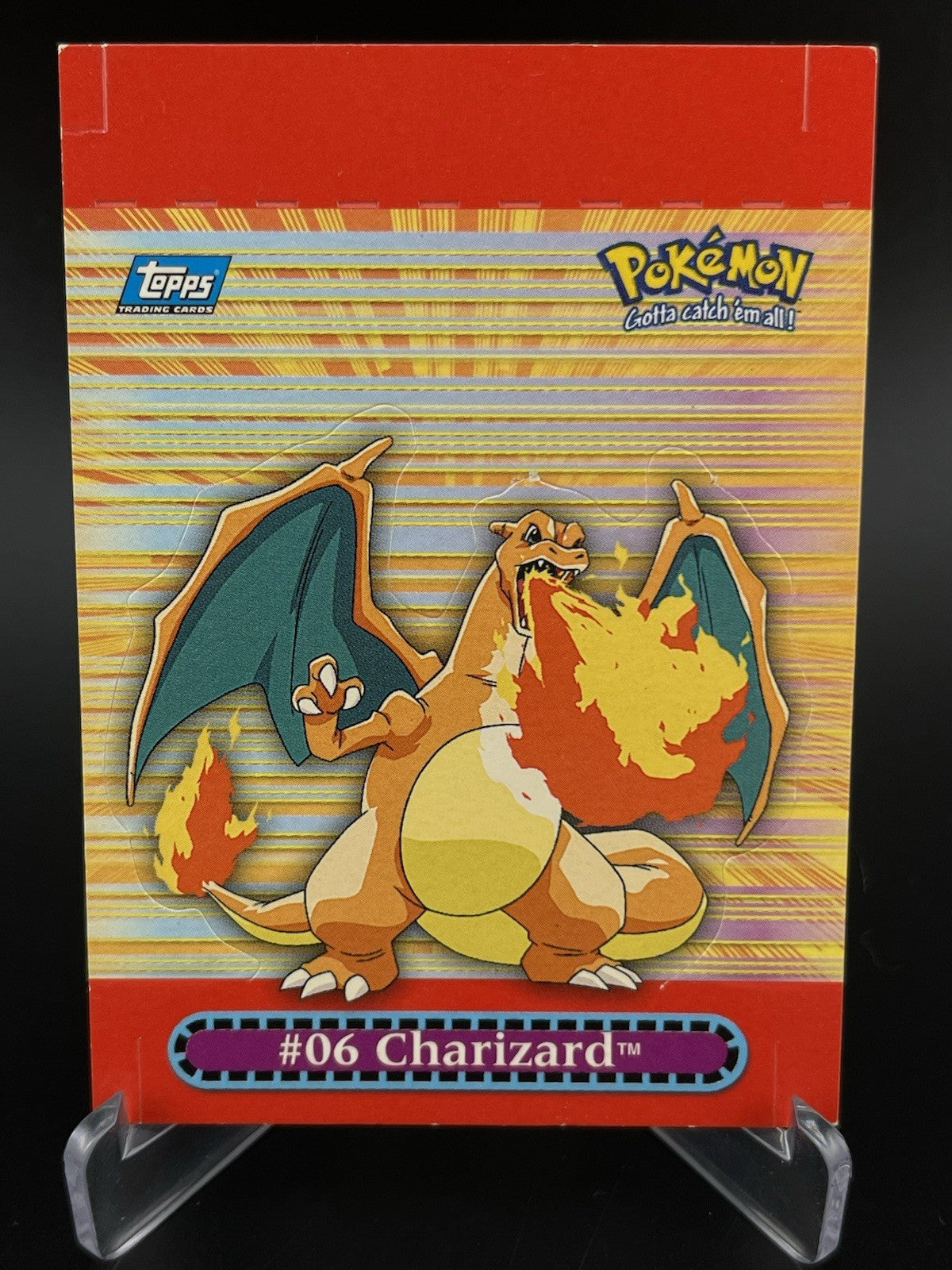 Charizard Pop-Up 9 of 10 Topps Pokemon TV Animation Series 3 2000 VLP