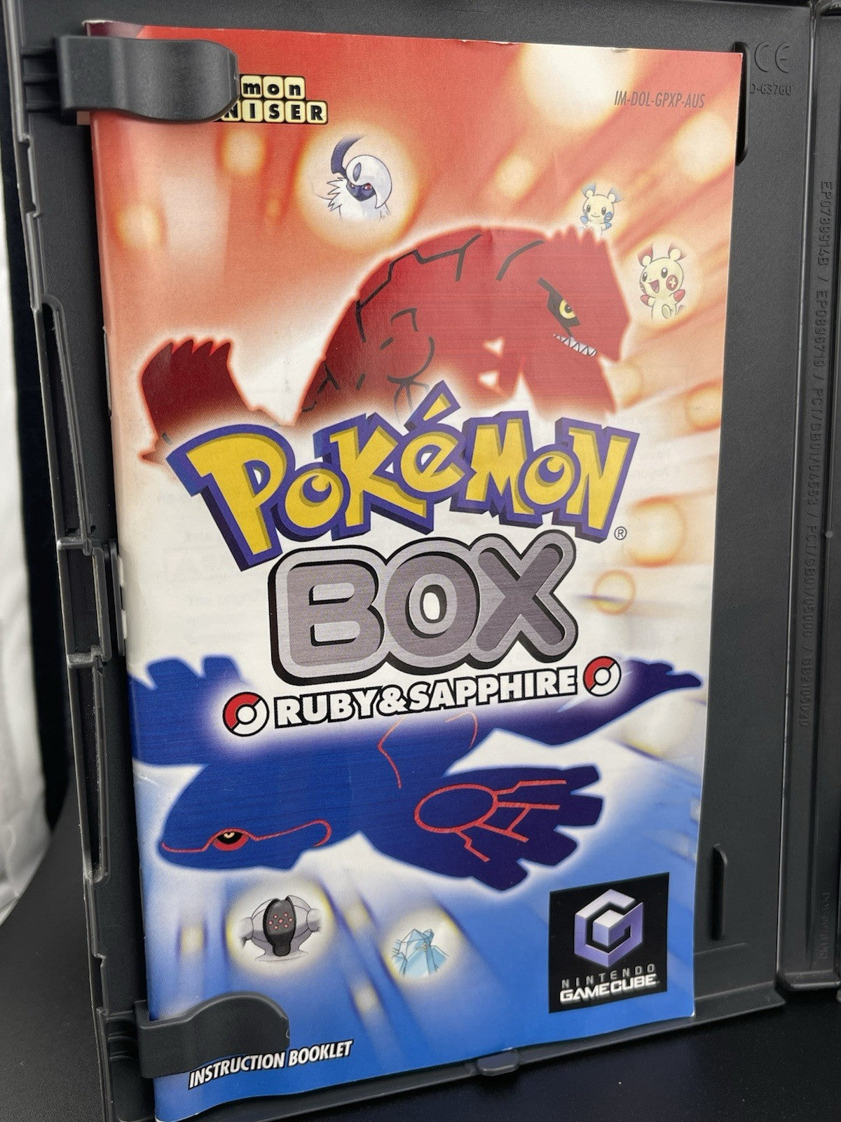 Pokemon Box Ruby & Sapphire Nintendo Gamecube Complete Manual AUS PAL