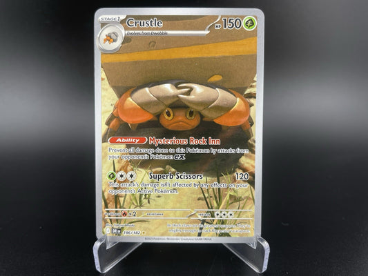 Crustle 186/182 Illustration Rare IR S&V Destined Rivals Pokemon TCG Card NM