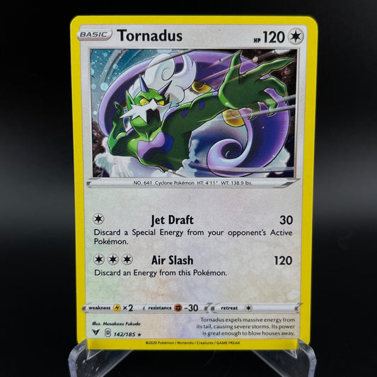 Tornadus 142/185 Holo Rare Vivid Voltage Pokemon NM