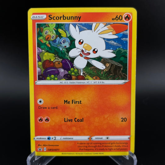 Scorbunny SWSH071 Promo SWSH Black Star Pokemon LP
