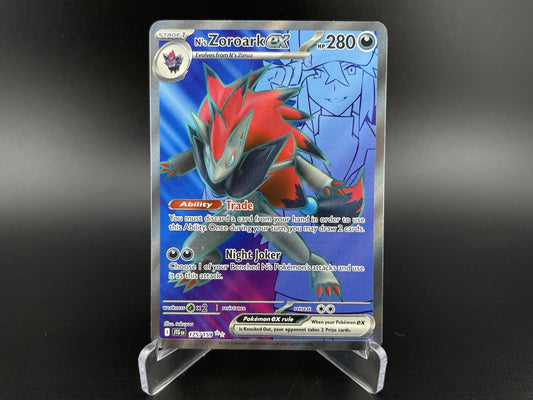 Ns Zoroark ex 175/159 Journey Together Full Art Ultra Rare Pokemon TCG Card NM