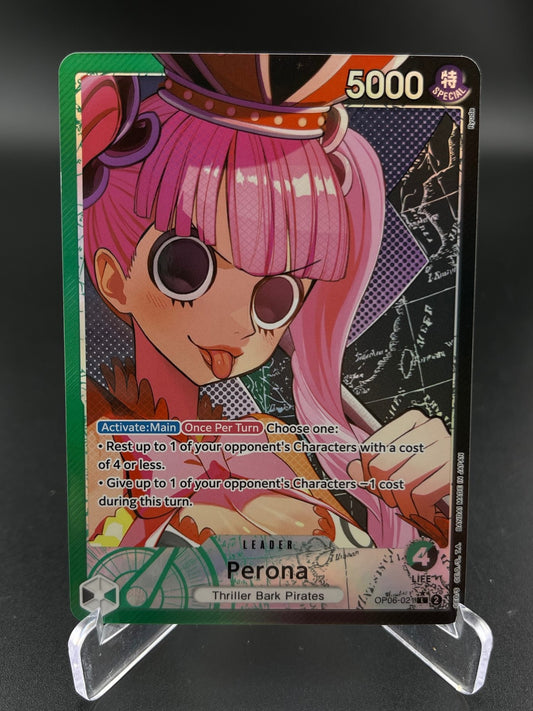 Perona Alternate Art OP06-021 Leader Wings of the Captain One Piece NM
