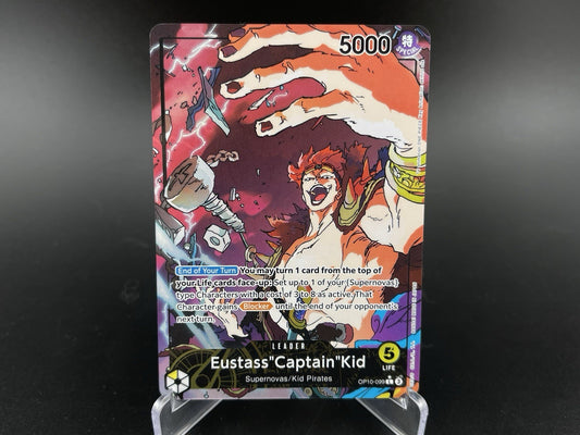 Eustass "Captain" Kid Royal Blood OP10-099 English Leader Alt Art One Piece NM