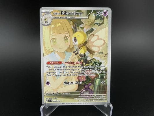 Lillies Ribombee 164/159 Pokemon SV09 S&V Journey Together Illustration Rare NM
