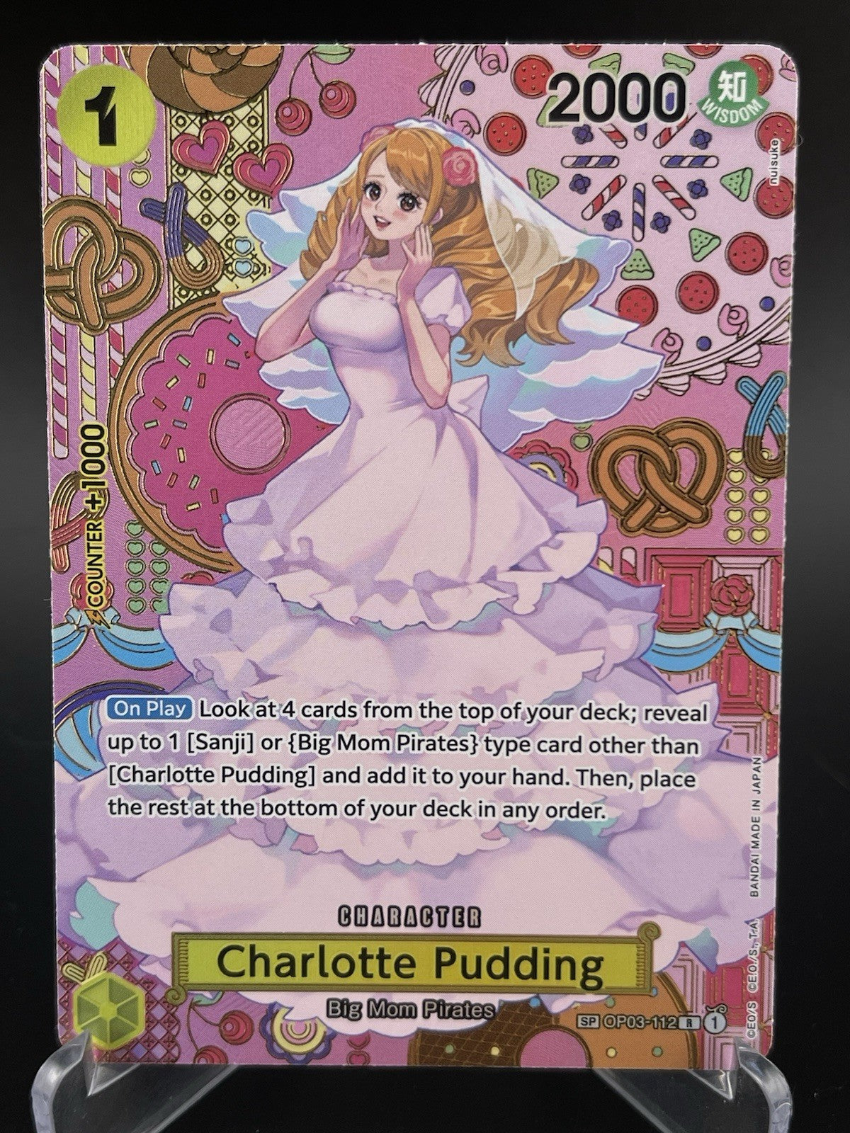 Charlotte Pudding OP03-112 Two Legends SP Alt Art One Piece TCG CCG NM