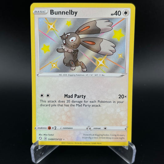Bunnelby SV097/SV122 Rare Shiny Shining Fates Shiny Vault Pokemon NM