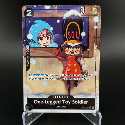 One-Legged Toy Soldier Alt Art OP05-081 Premium Booster The Best One Piece NM