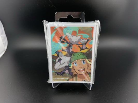 Pokemon Hiker David & Alolan Marowak 64 CT Sleeves Pokemon Center Japan Sealed