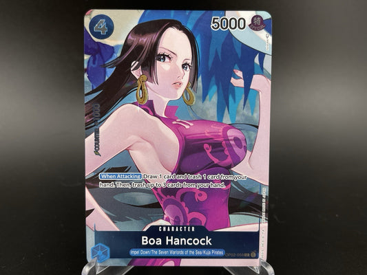 Boa Hancock OP02-059 Parallel Alt Art Box Topper One Piece TCG Card NM