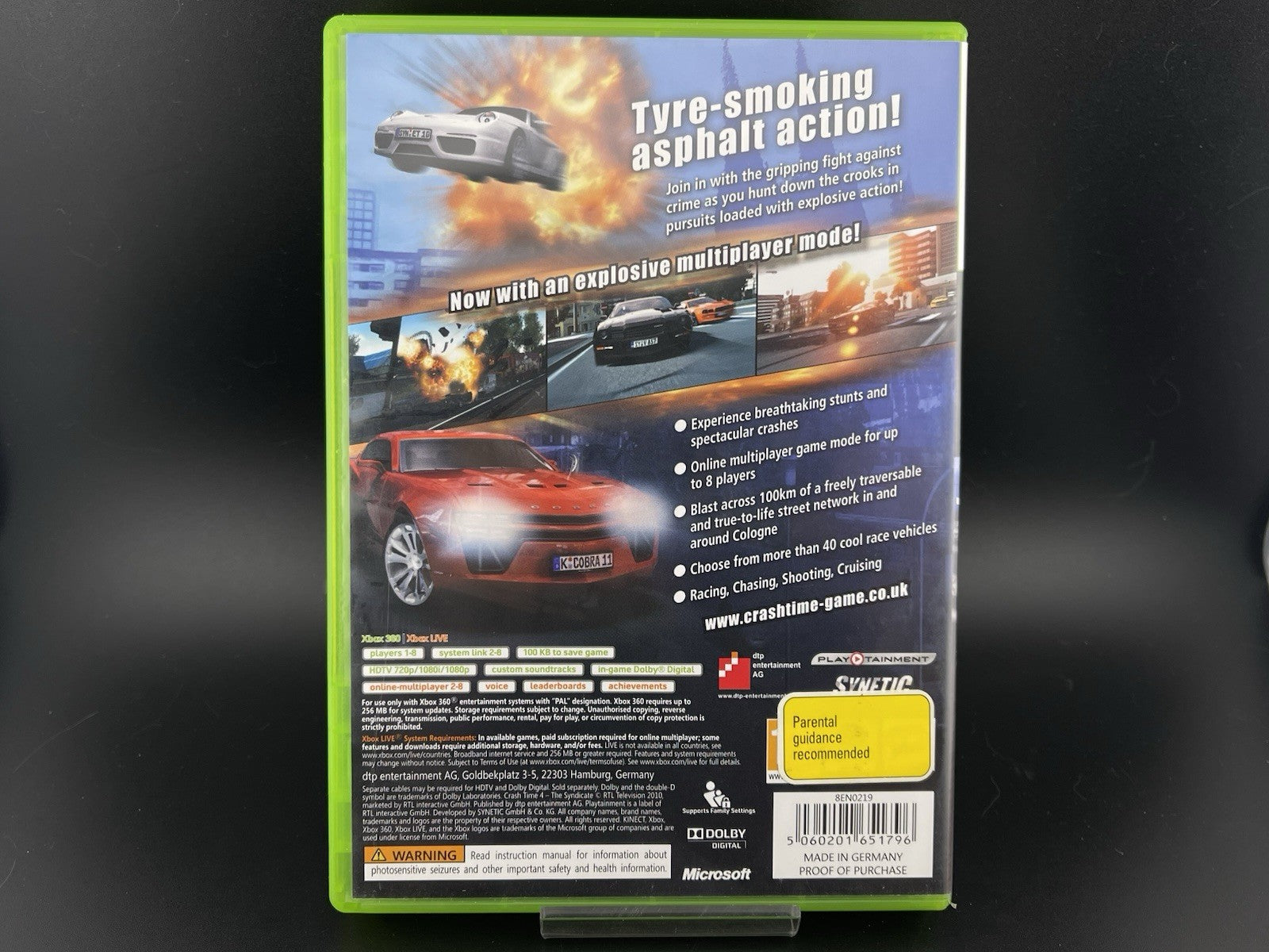 Crash Time 4 The Syndicate Microsoft Xbox 360 PAL Complete with Manual