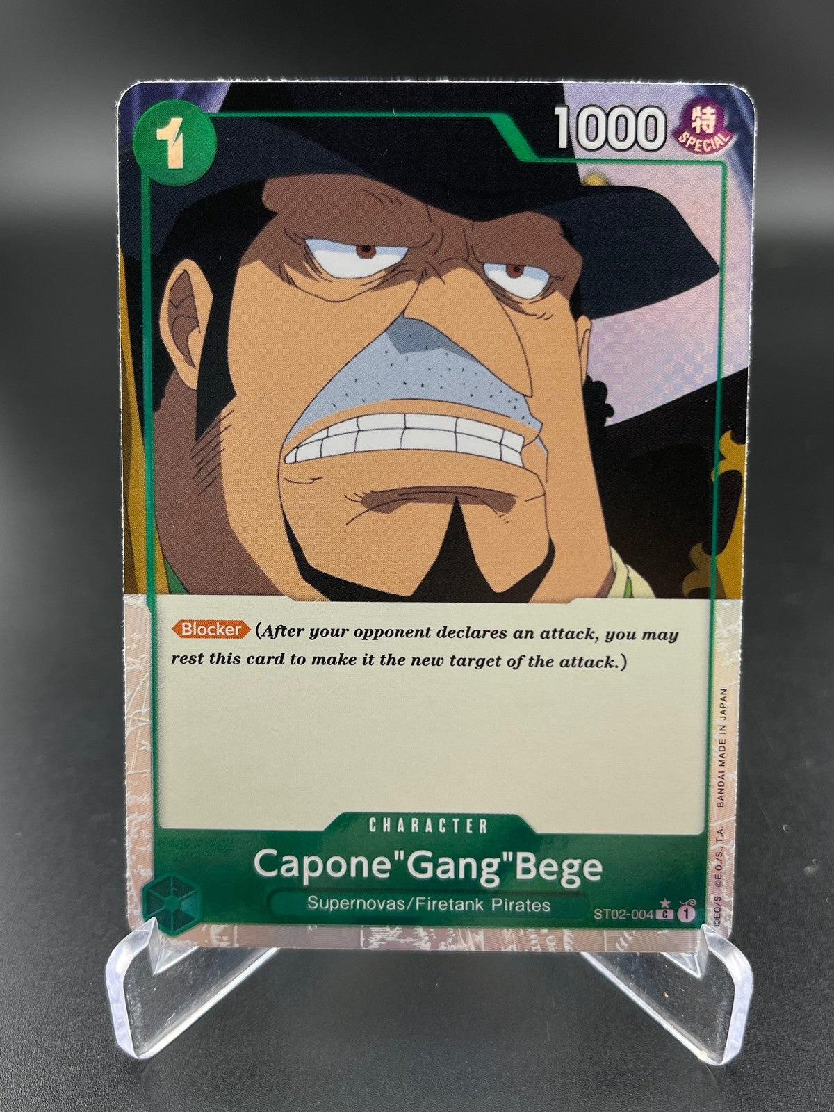 Capone"Gang"Bege ST02-004 Alt Art Premium Booster The Best One Piece NM