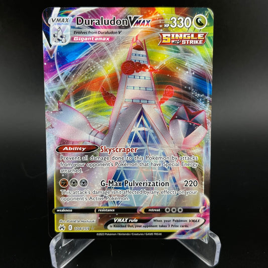 Duraludon VMAX 104/159 Holo Rare VMAX Crown Zenith Pokemon NM